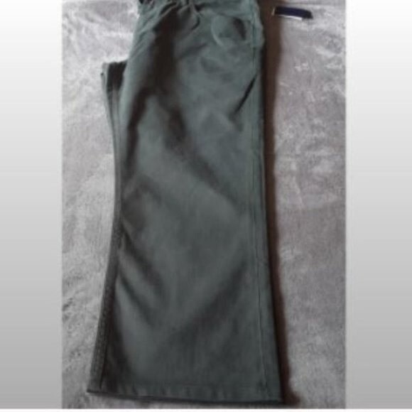 Polo Ralph Lauren 650 Men Jeans Size 40x27 Angler Green Straight Fit - Picture 5 of 9